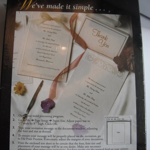 Lot of 2  Gartner Studios Invitation Kit 50 - Count - Picture 9 of 9